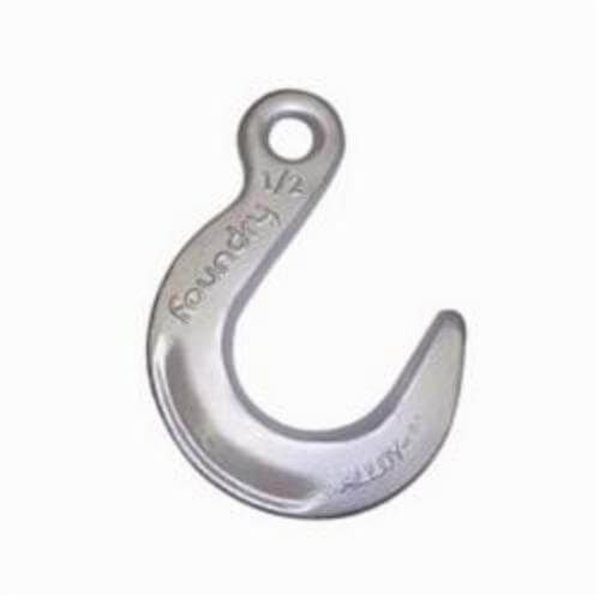 Cm HercAlloy Foundry Hook, 12 In Trade, 15000 Lb Load, 100 Grade, Eye Attachment, Steel Alloy 474800